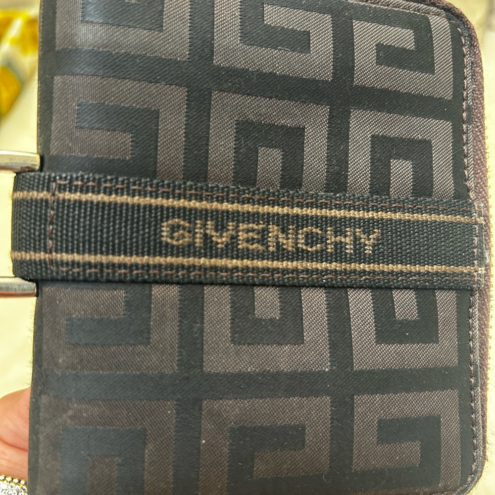 Givenchy Black And Brown Patterned Wallet Unisex … - image 3